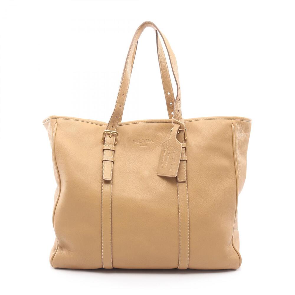 Prada Vitello Daino leather tote bag Camel Tan